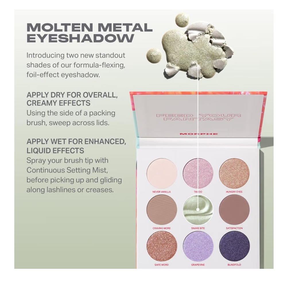 NWT Morphe Pulp Fantasy Eyeshadow Palette - Picture 4 of 9